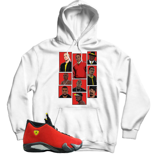Jordan 14 Ferrari hoodie