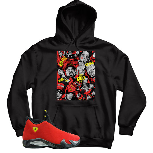 Jordan 14 Ferrari hoodie