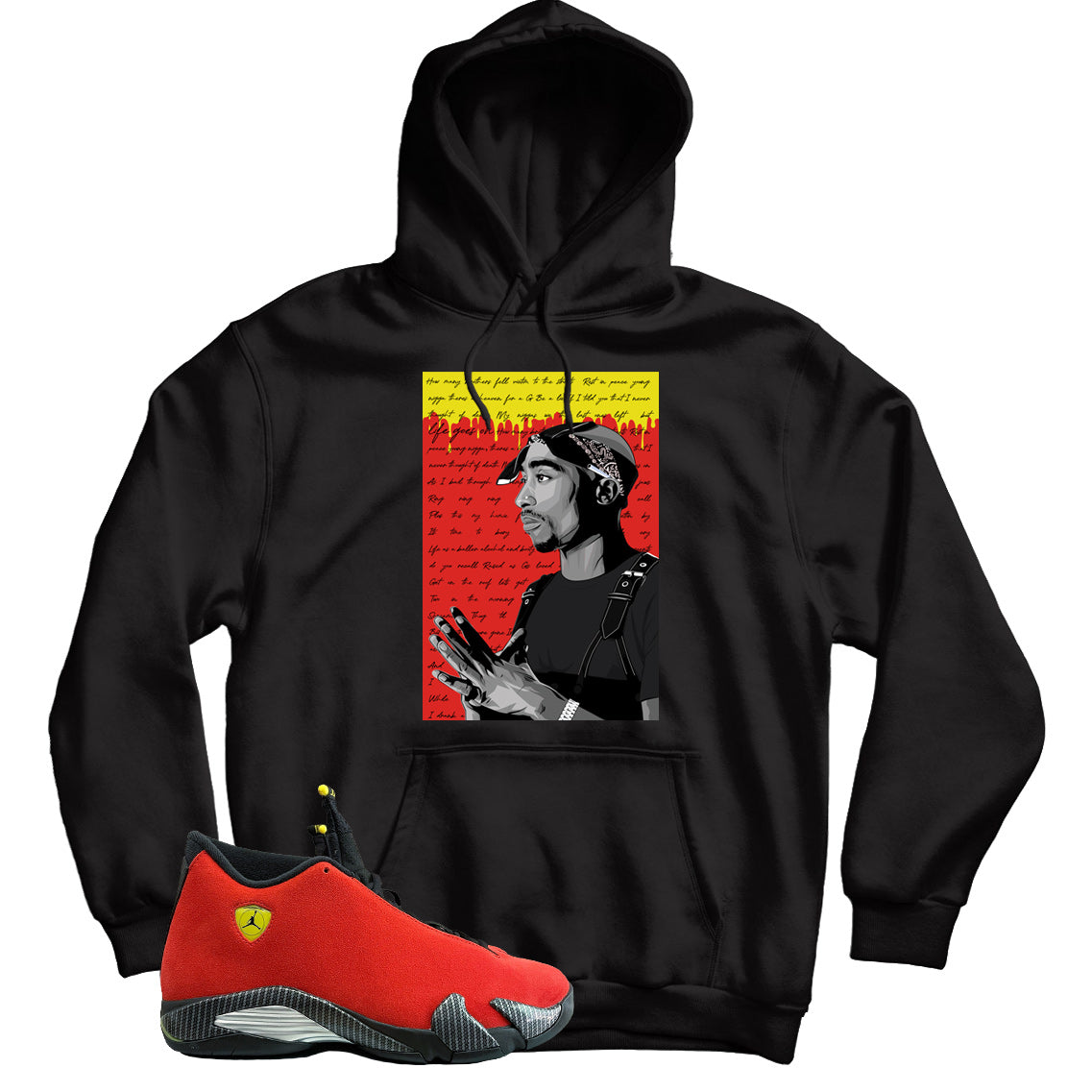 Jordan 14 Ferrari hoodie