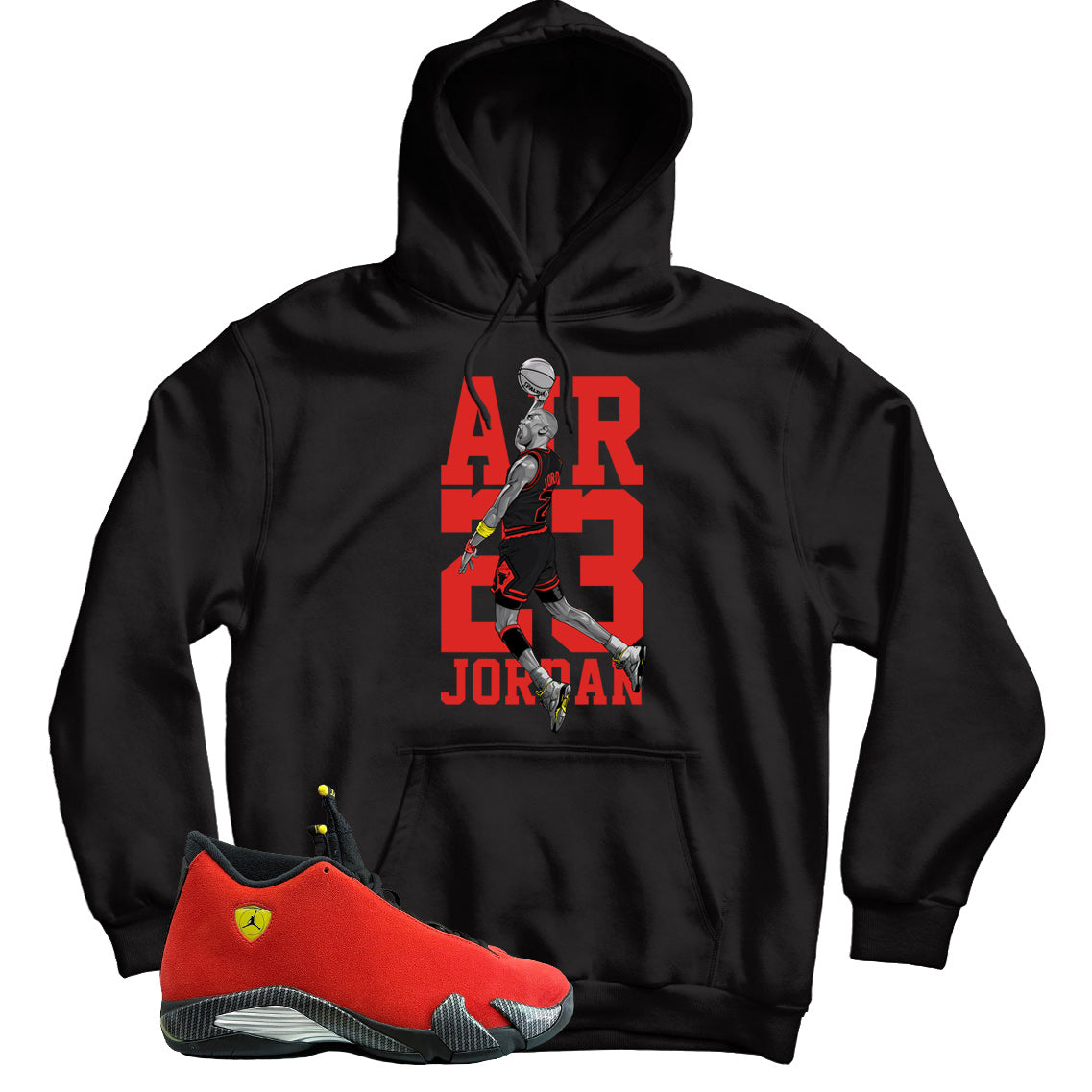 Jordan 14 Ferrari hoodie
