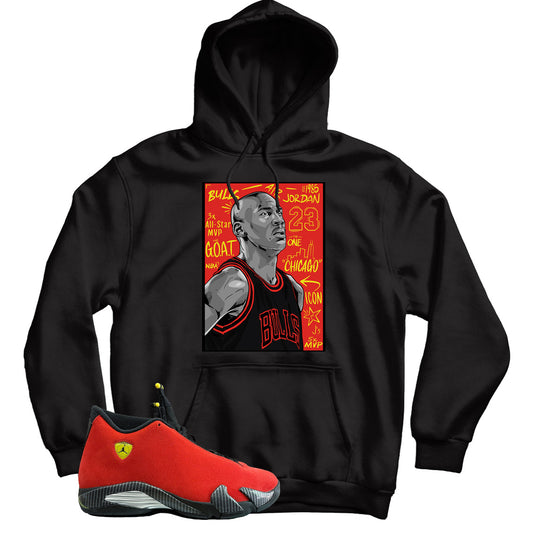 hoodie Match Jordan 14 Ferrari