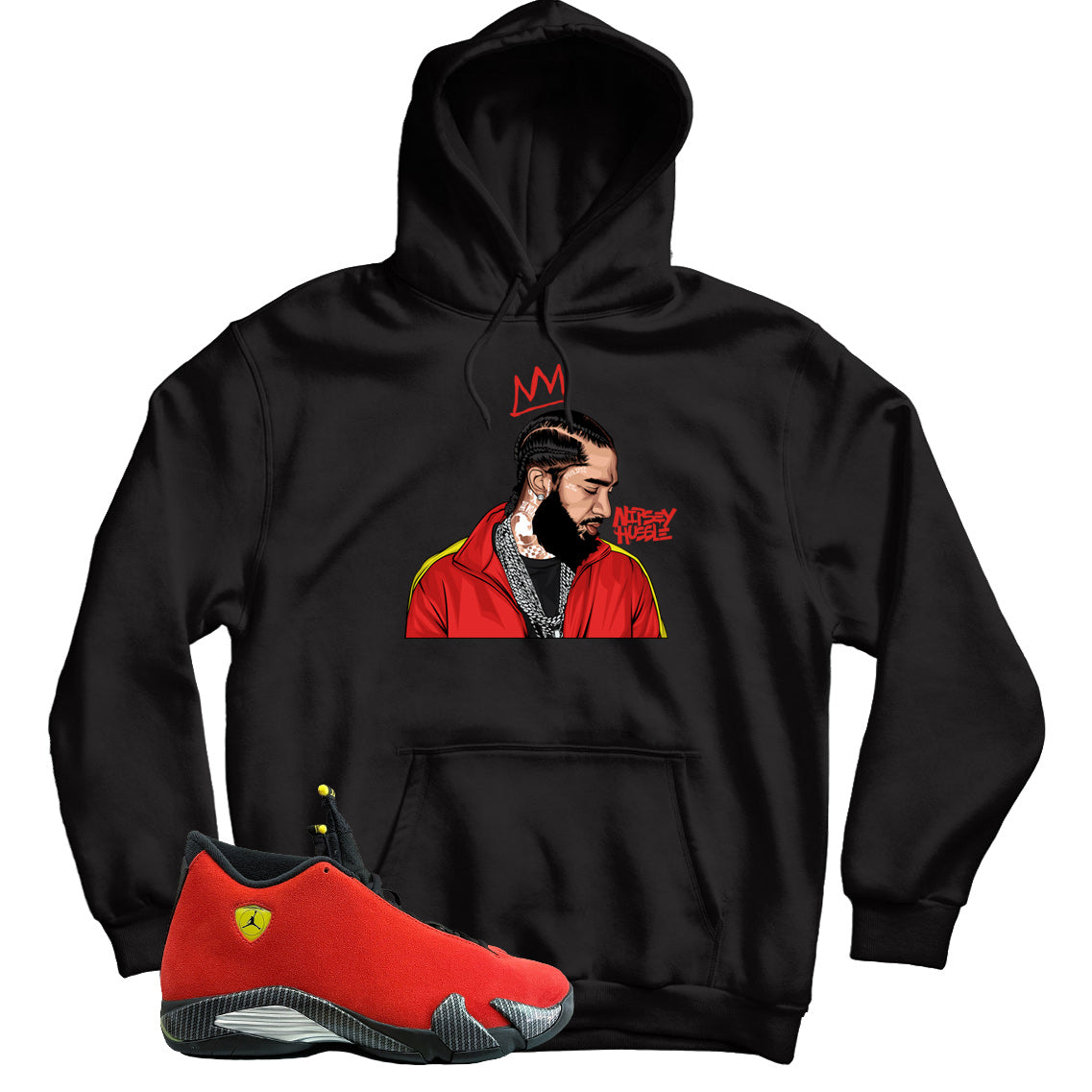 Jordan 14 Ferrari hoodie