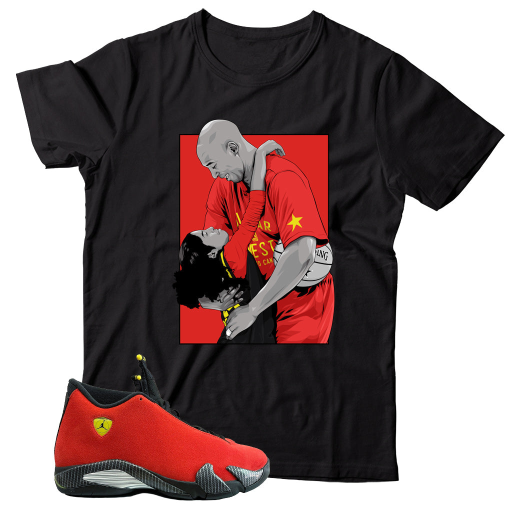 Shirt Match Jordan 14 Ferrari