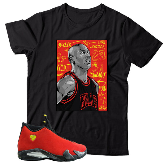 Shirt Match Jordan 14 Ferrari