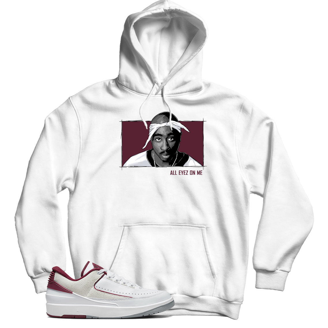 Jordan 2 Low Cherrywood hoodie