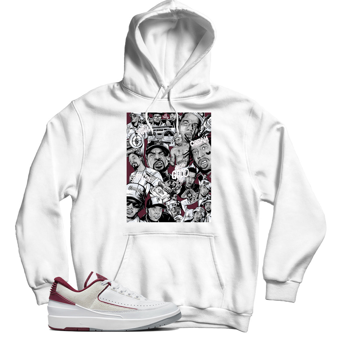 Jordan 2 Low Cherrywood hoodie