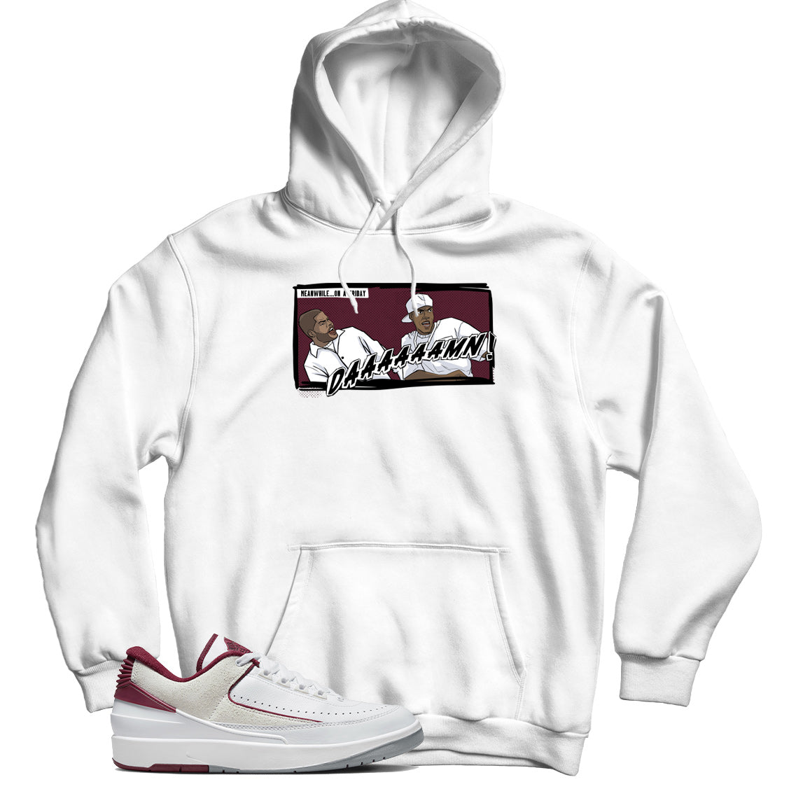 Jordan 2 Low Cherrywood hoodie