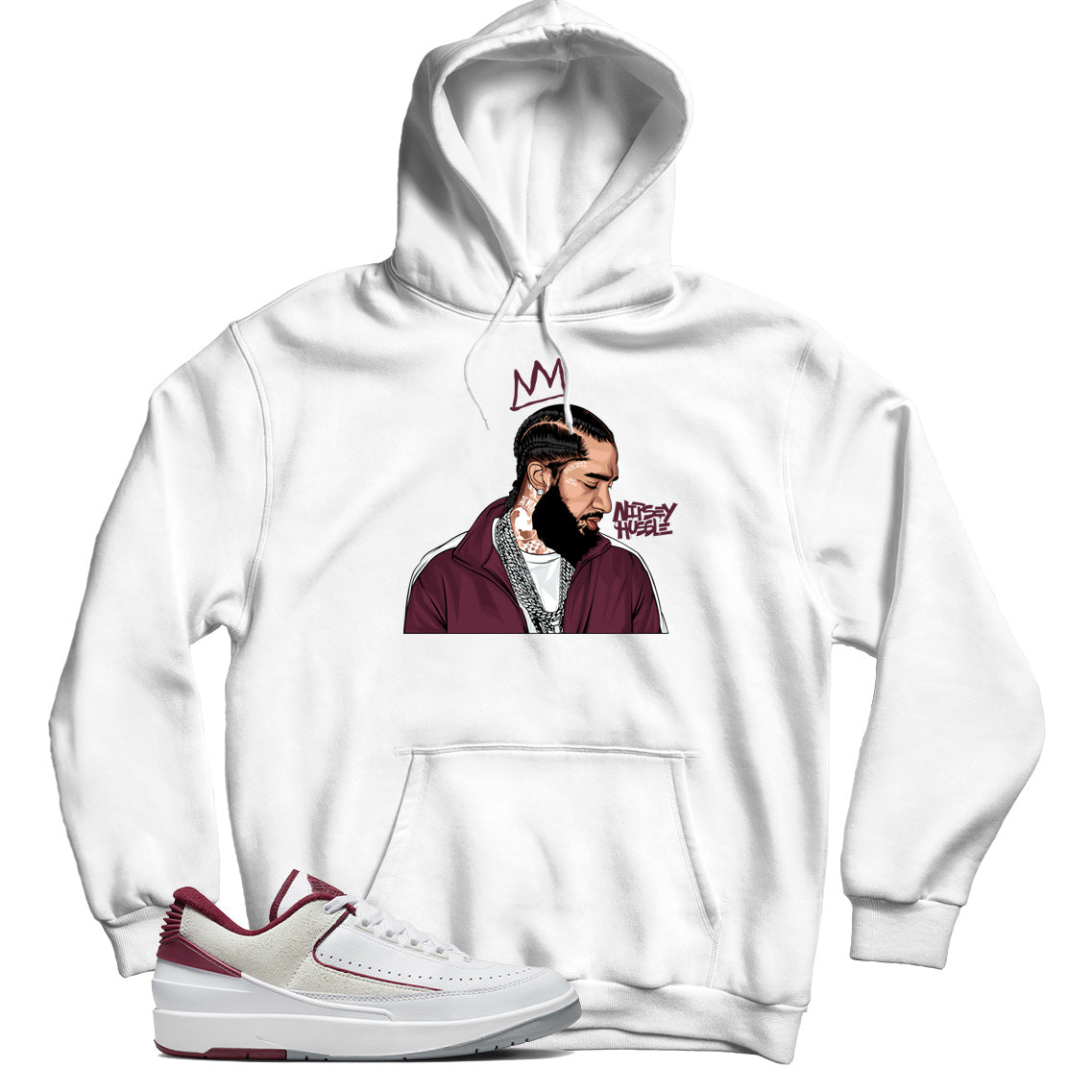 Jordan 2 Low Cherrywood hoodie