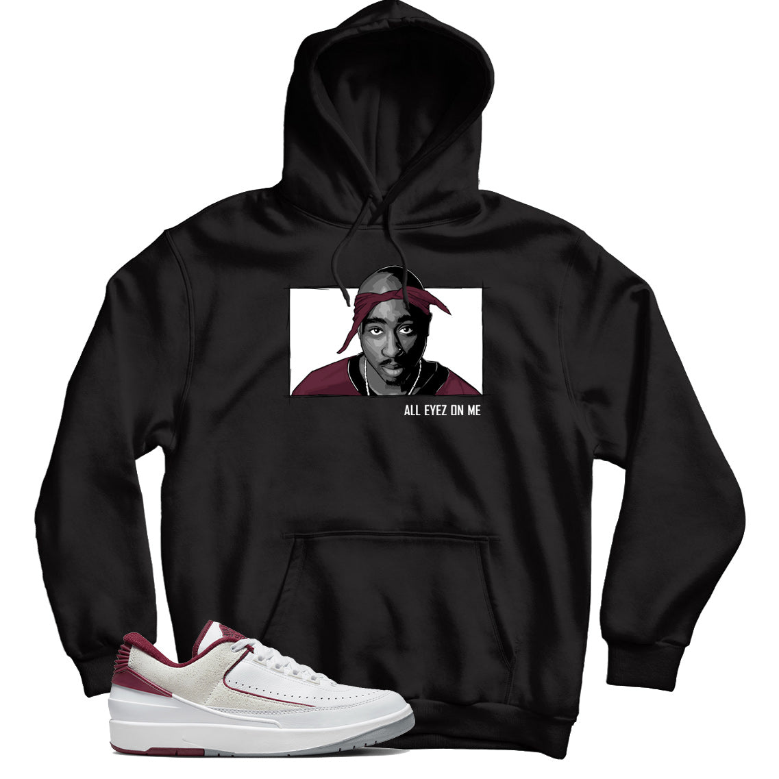 Jordan 2 Low Cherrywood hoodie