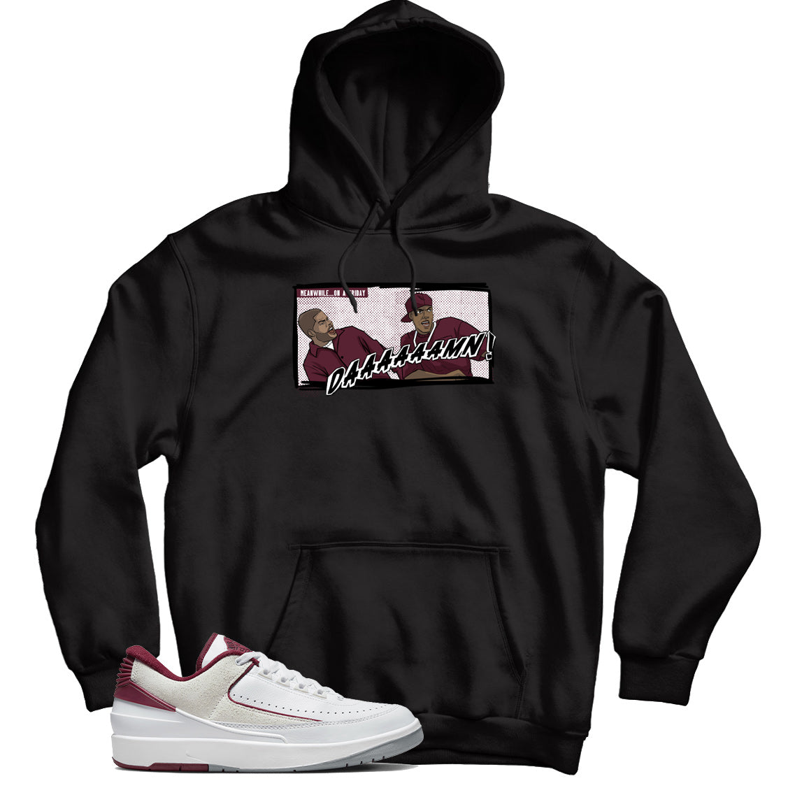 Jordan 2 Low Cherrywood hoodie