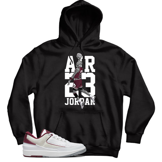 Jordan 2 Low Cherrywood hoodie