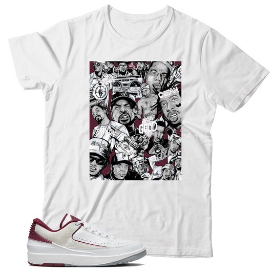 Jordan 2 Low Cherrywood shirt