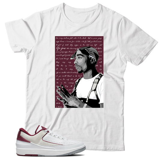 Jordan 2 Low Cherrywood shirt