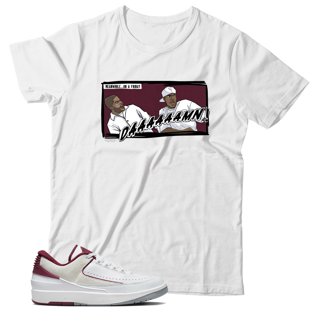 Jordan 2 Low Cherrywood shirt