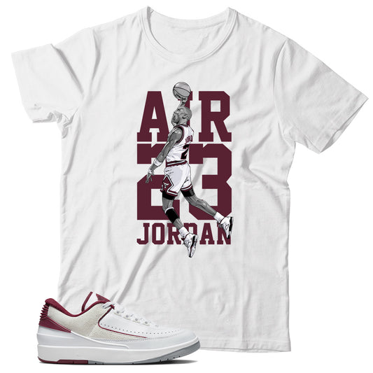 Jordan 2 Low Cherrywood shirt