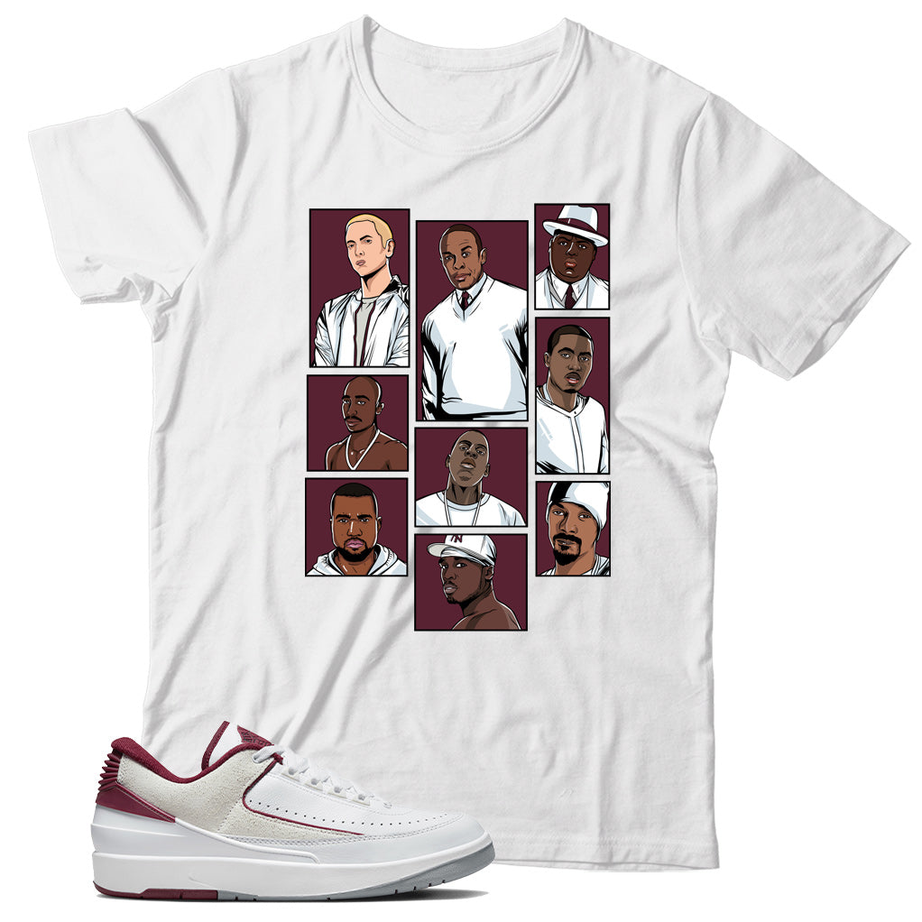 Jordan 2 Low Cherrywood shirt