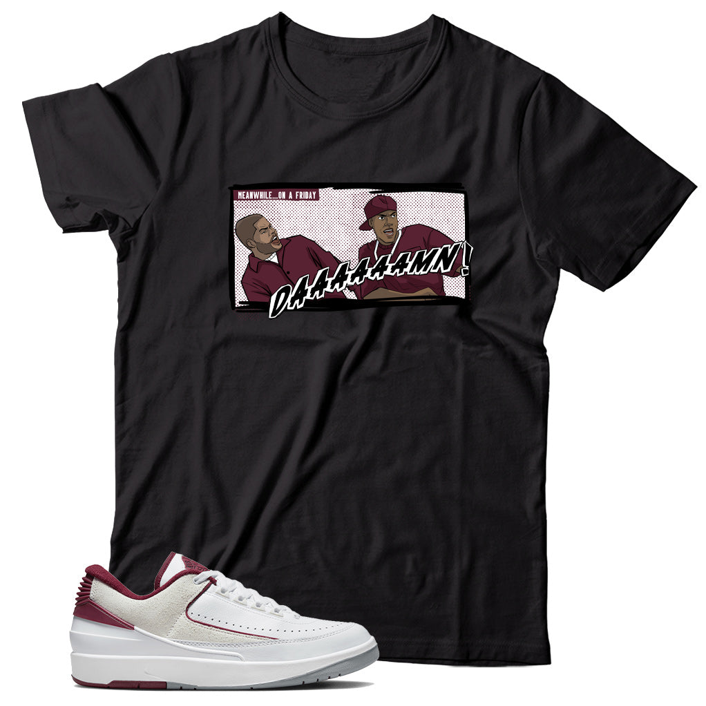 Jordan 2 Low Cherrywood shirt