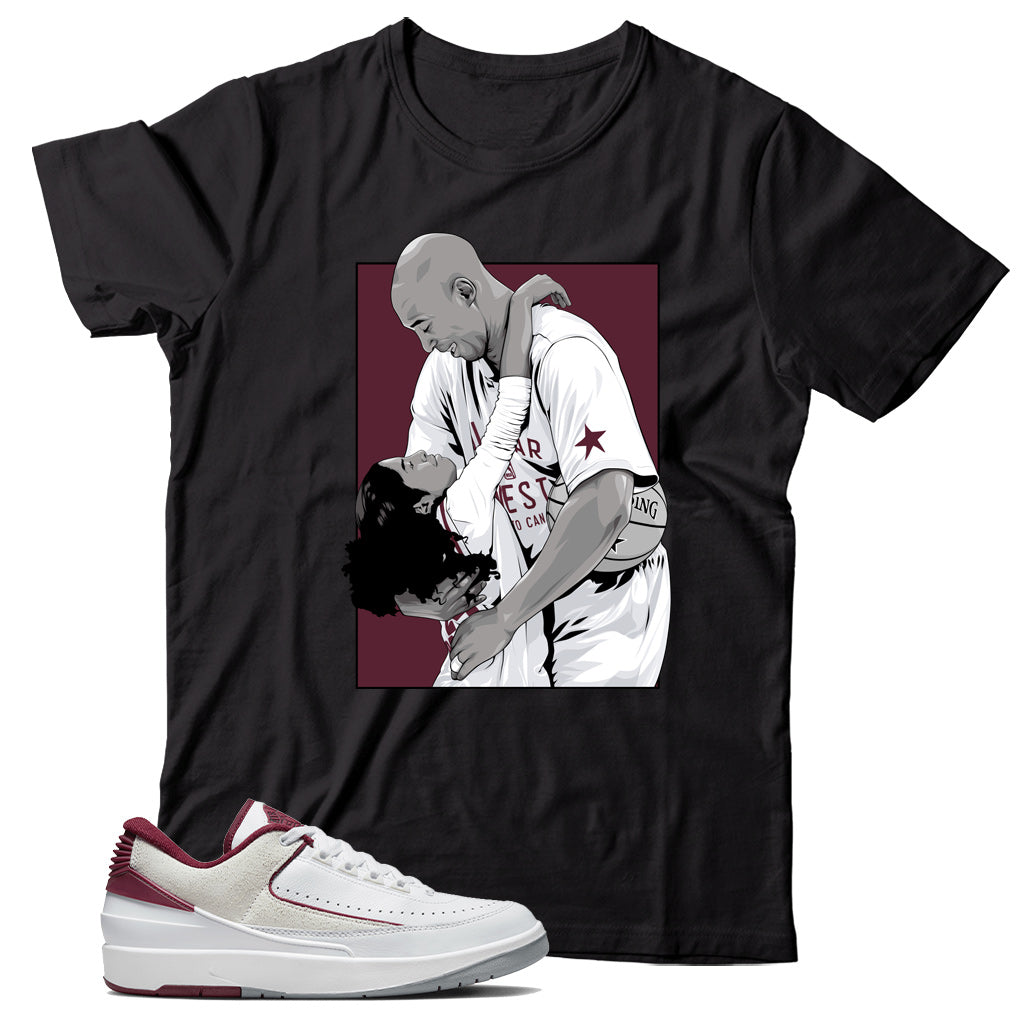 Jordan 2 Low Cherrywood shirt