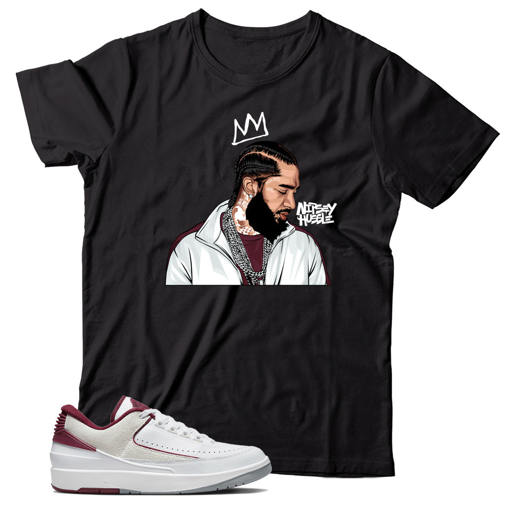 Jordan 2 Low Cherrywood shirt