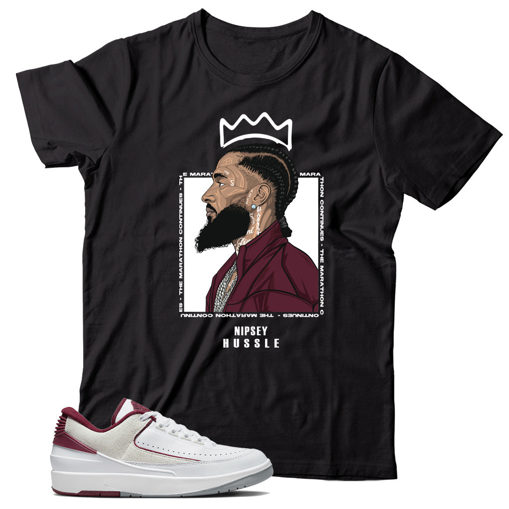 Jordan 2 Low Cherrywood shirt