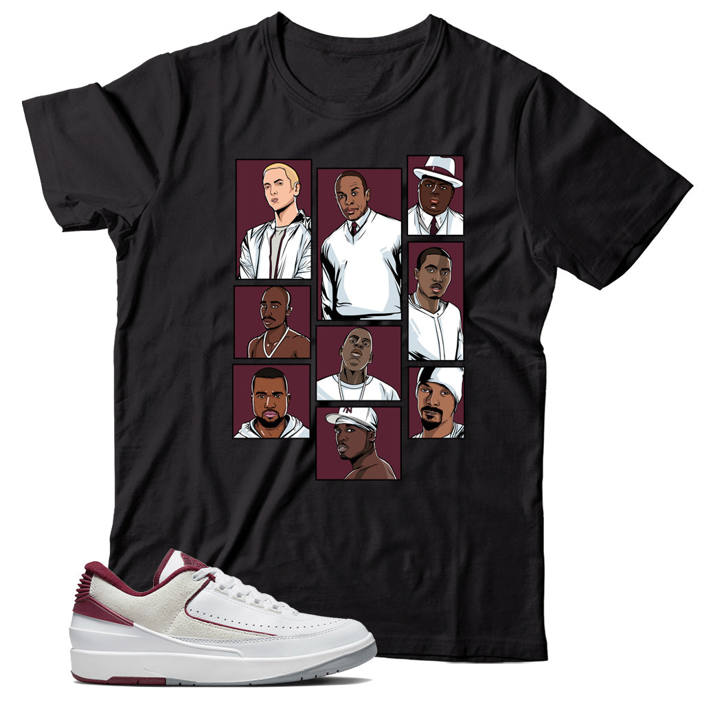 Jordan 2 Low Cherrywood shirt