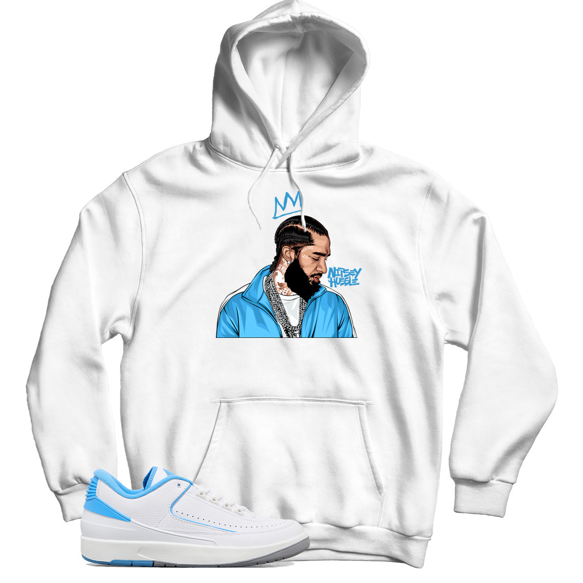 Jordan 2 Low UNC hoodie