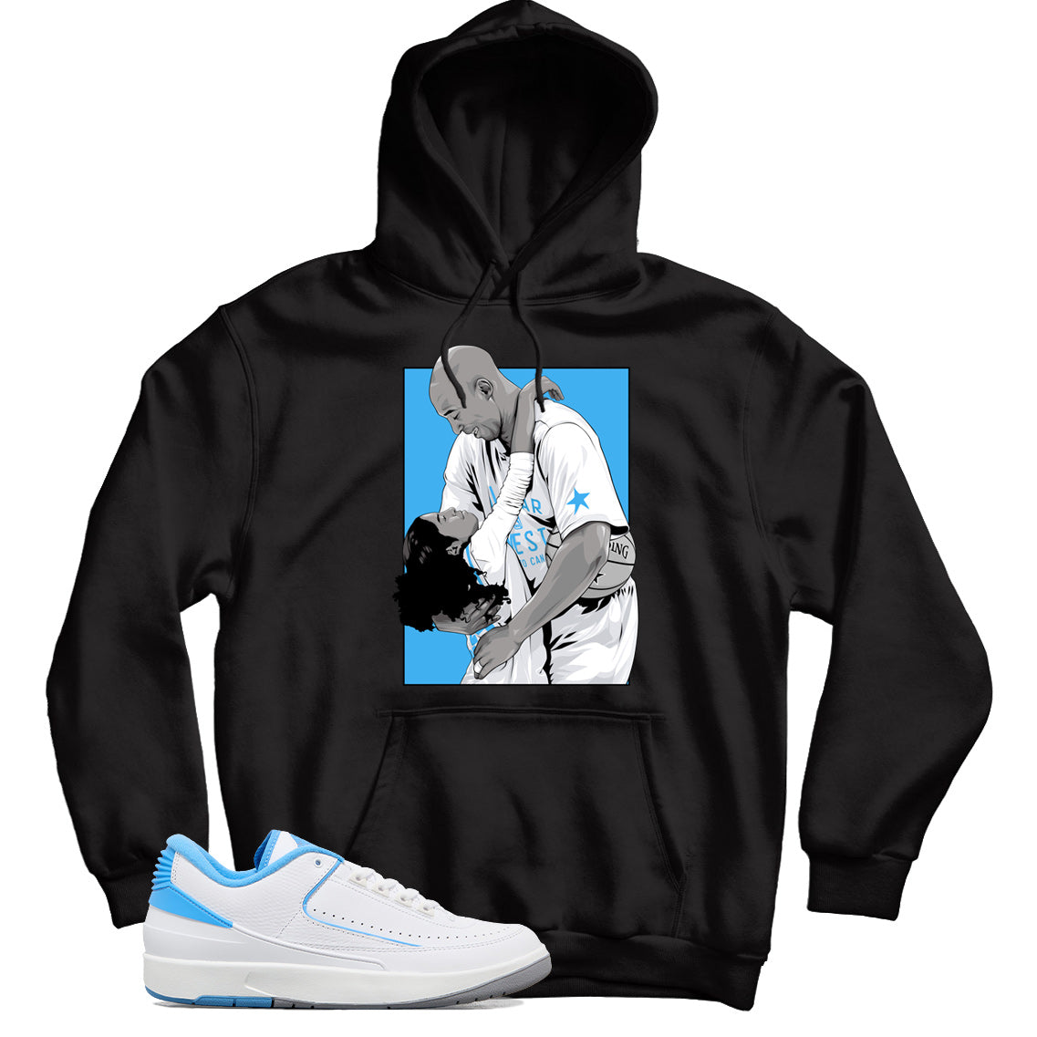 Jordan 2 Low UNC hoodie