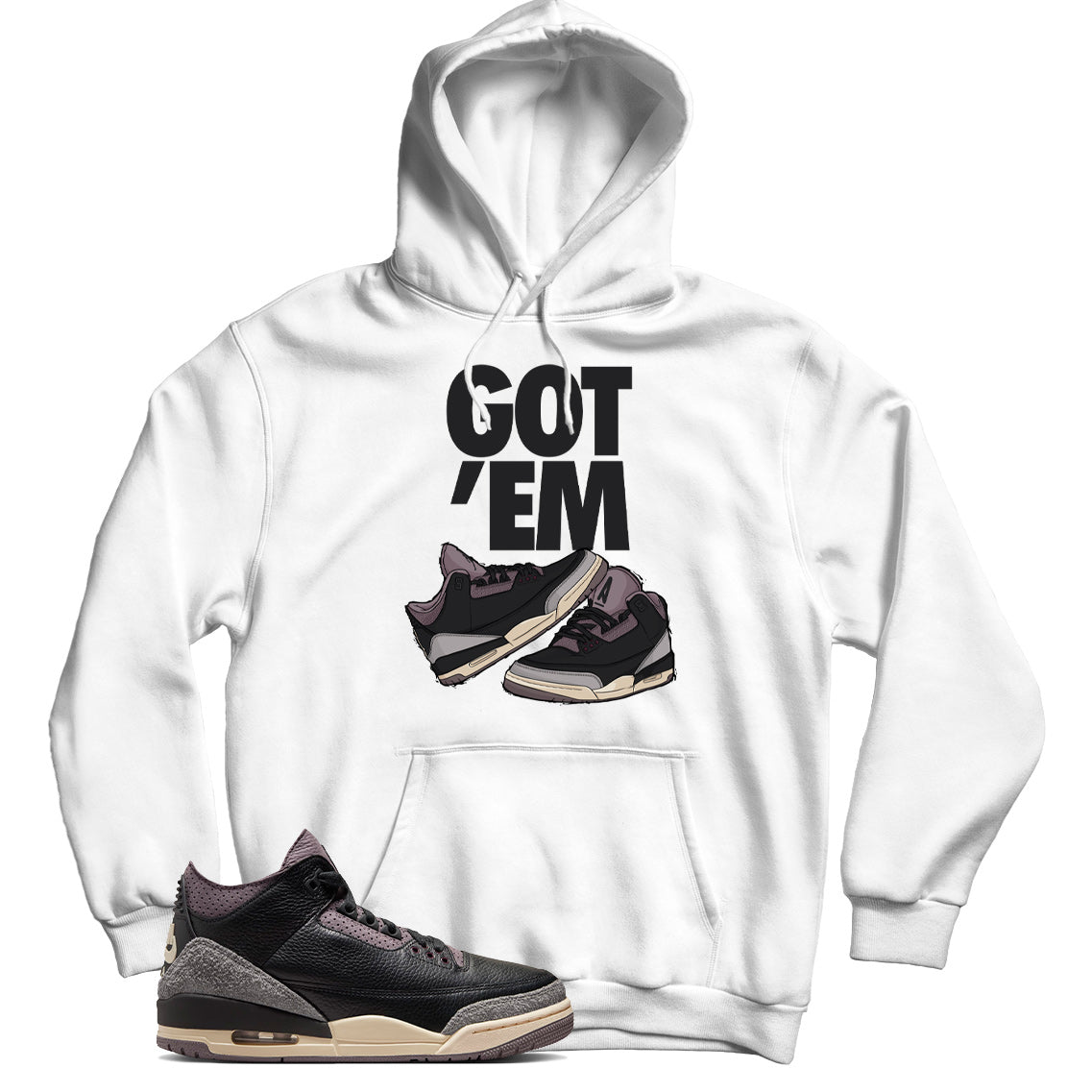 Jordan 3 A Ma Maniere While You Were Sleeping hoodie