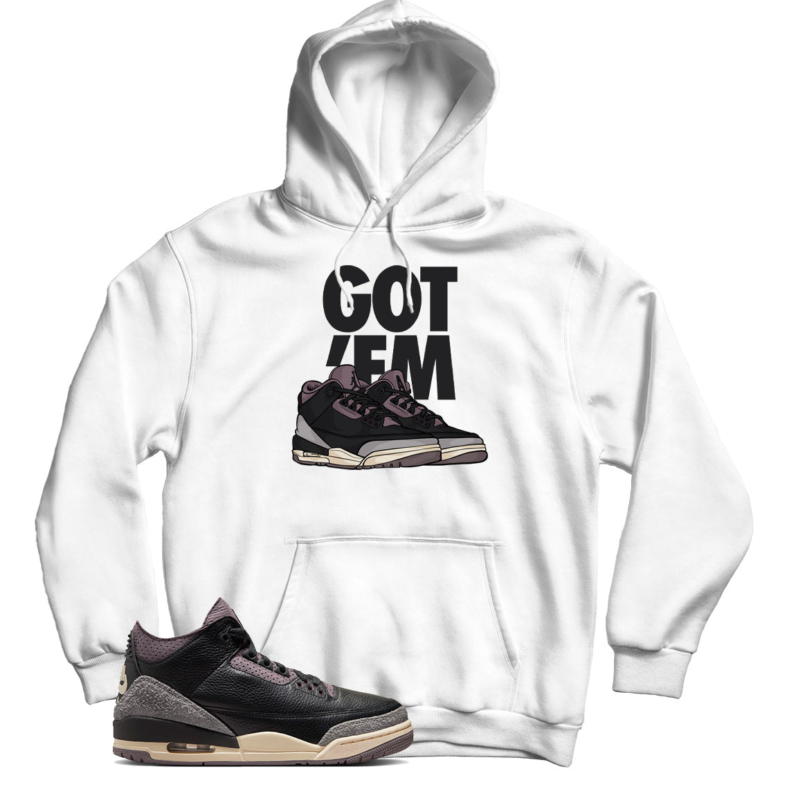 Jordan 3 A Ma Maniere While You Were Sleeping hoodie