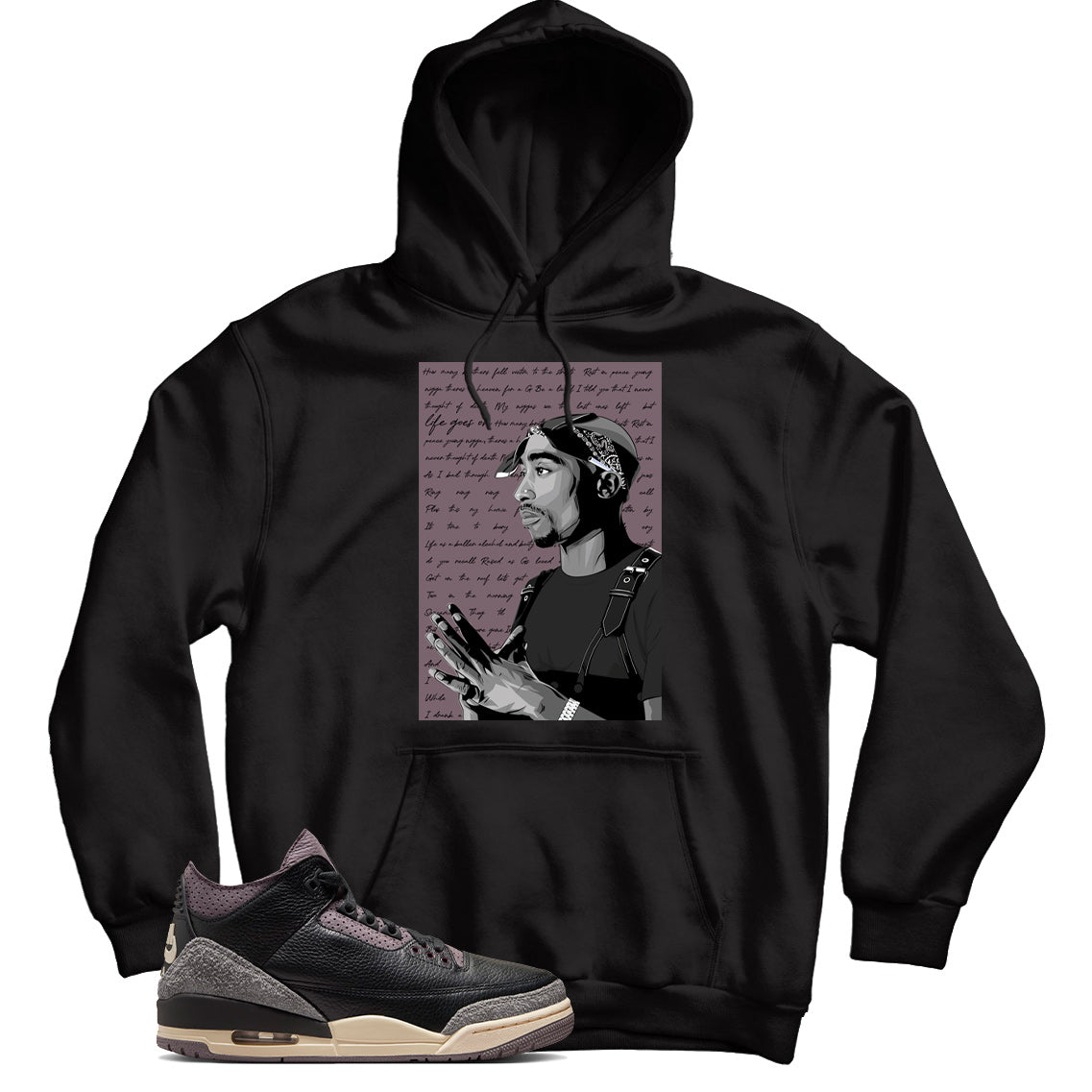 Jordan 3 While You Were Sleeping hoodie