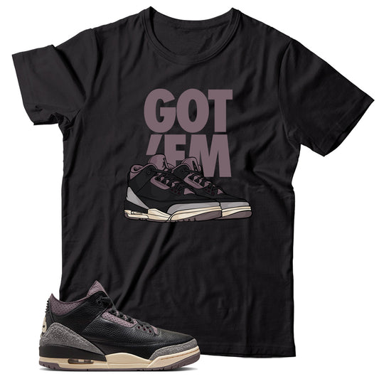 Jordan 3 A Ma Maniere While You Were Sleeping shirt