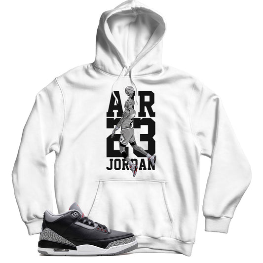 Jordan 3 Black Cement hoodie