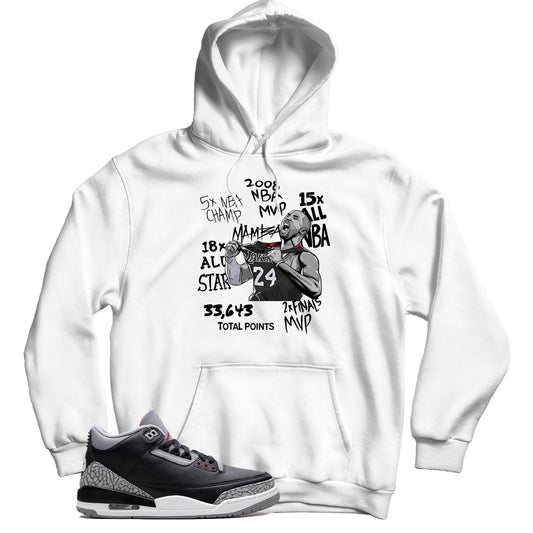 Jordan 3 Black Cement hoodie