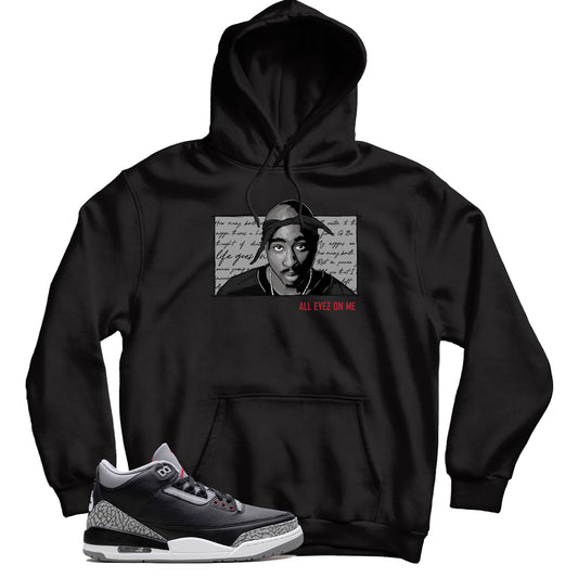 Jordan 3 Black Cement hoodie