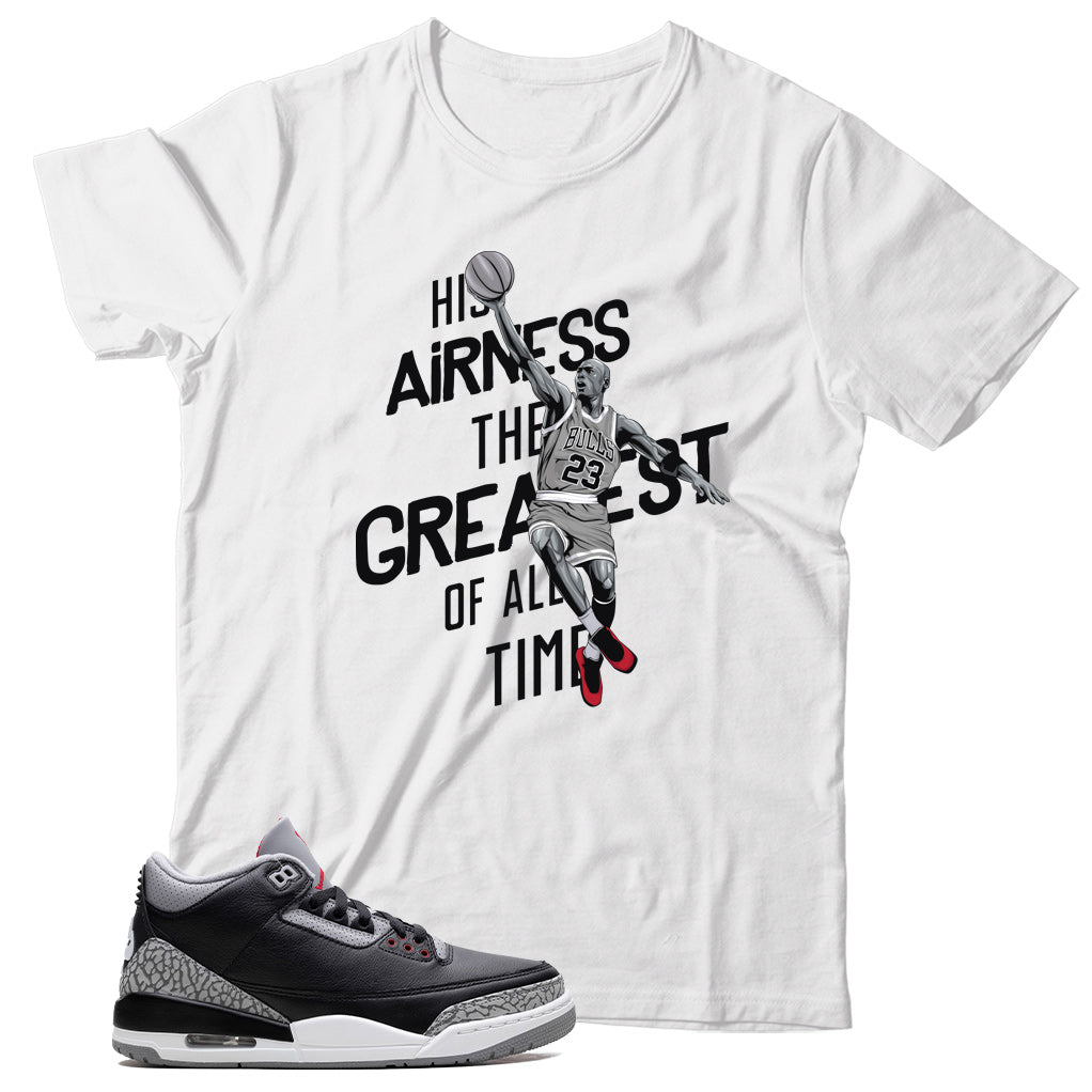 Jordan 3 Black Cement shirt