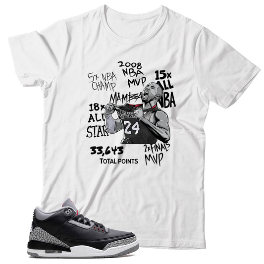 Jordan 3 Black Cement shirt