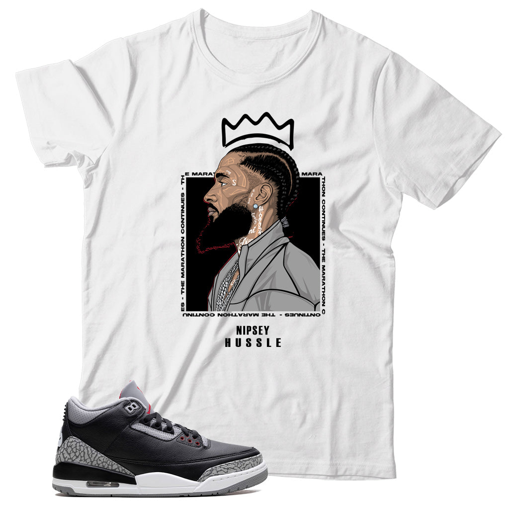 Jordan 3 Black Cement shirt