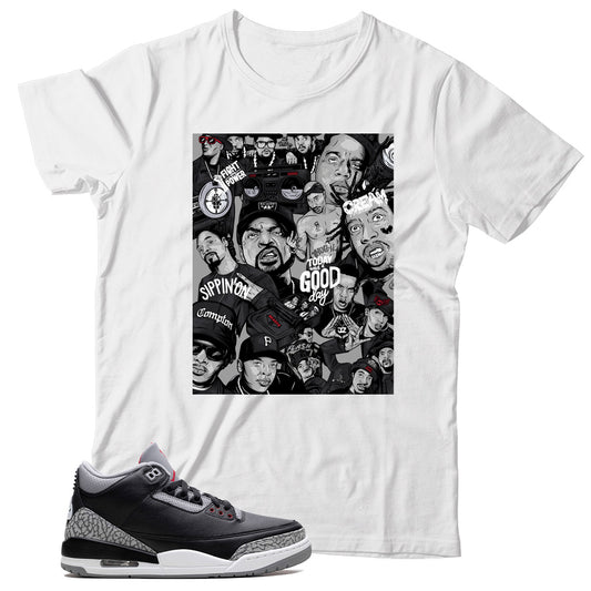 Jordan 3 Black Cement shirt