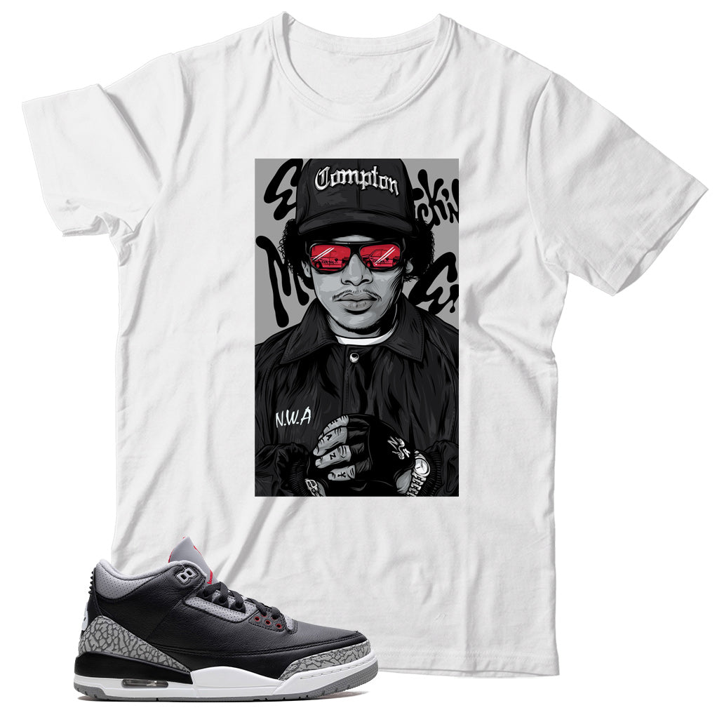 Jordan 3 Black Cement shirt