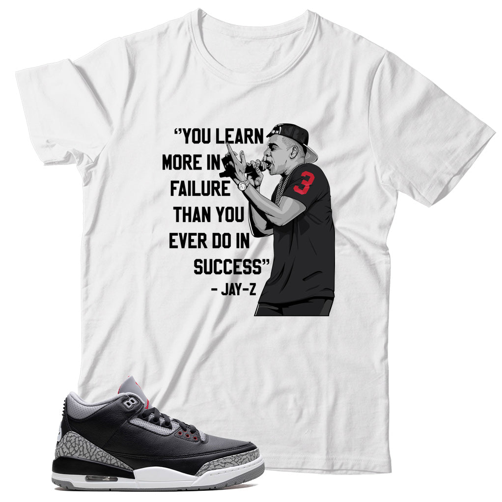 Shirt Match Jordan 3 Black Cement