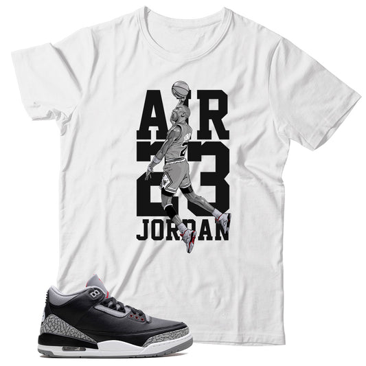 Jordan 3 Black Cement shirt