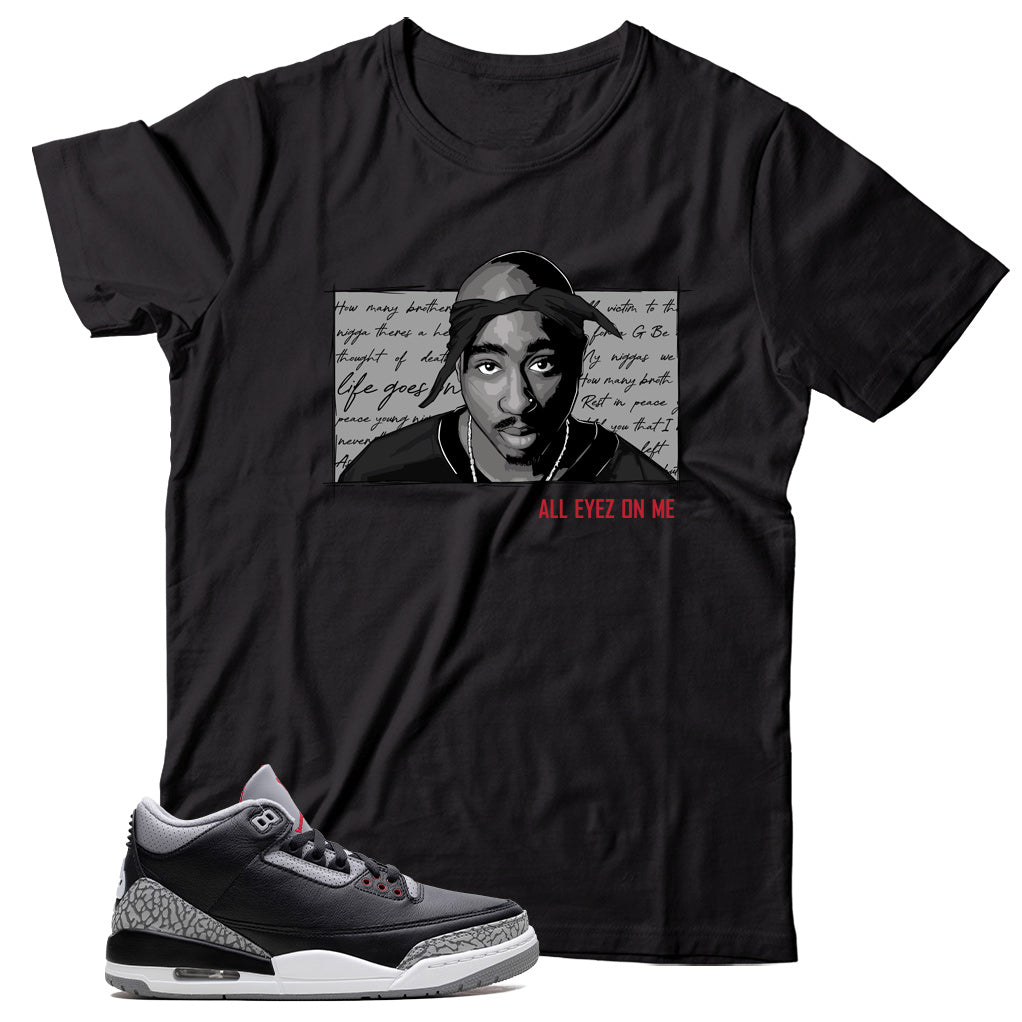 Jordan 3 Black Cement shirt