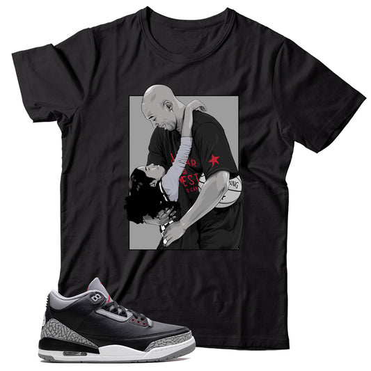 Jordan 3 Black Cement shirt