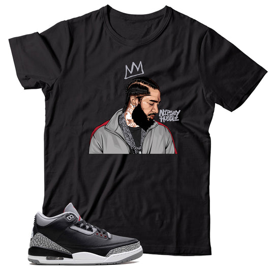 Jordan 3 Black Cement shirt