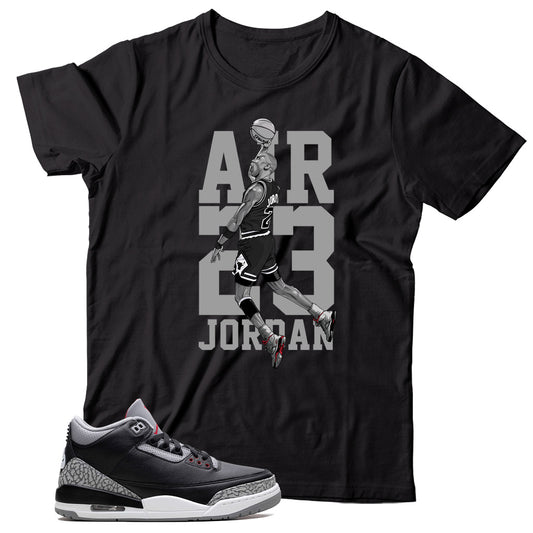 Jordan 3 Black Cement shirt