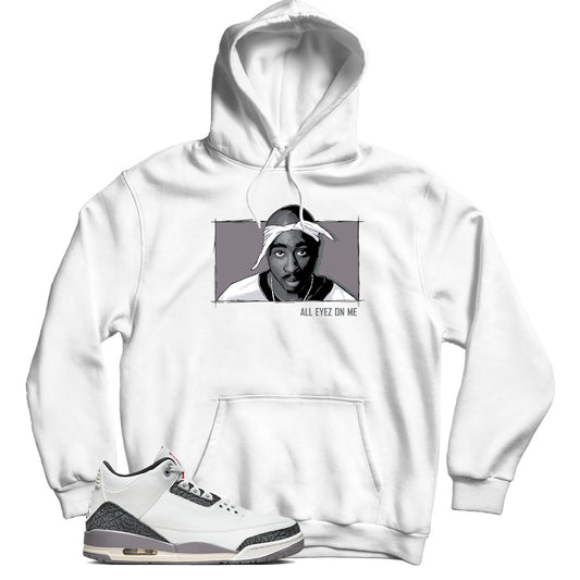 Hoodie Match Jordan 3 Cement Grey