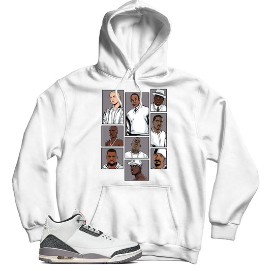 Jordan 3 Cement Grey hoodie