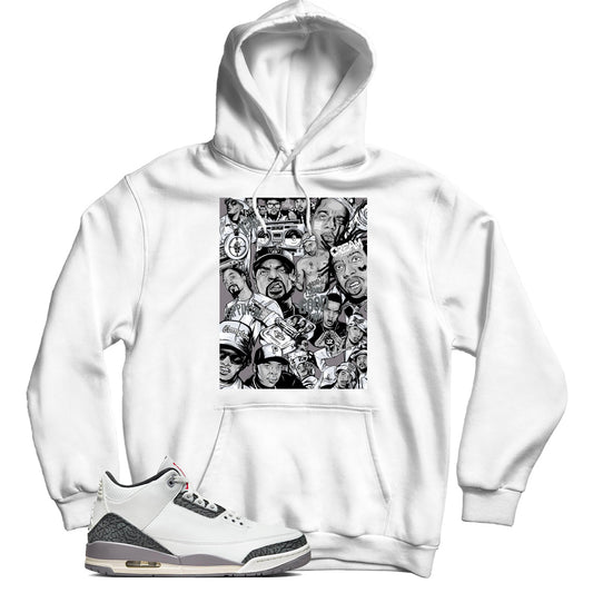 Jordan 3 Cement Grey hoodie