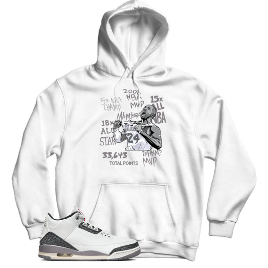 Jordan 3 Cement Grey hoodie