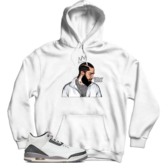 Jordan 3 Cement Grey hoodie